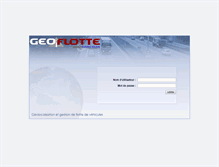 Tablet Screenshot of interface.geoflotte.fr